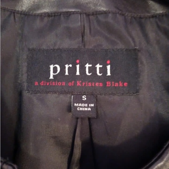 Woman’s Classic Genuine Leather Jacket Pritti by Kristen Blake - Picture 7 of 7